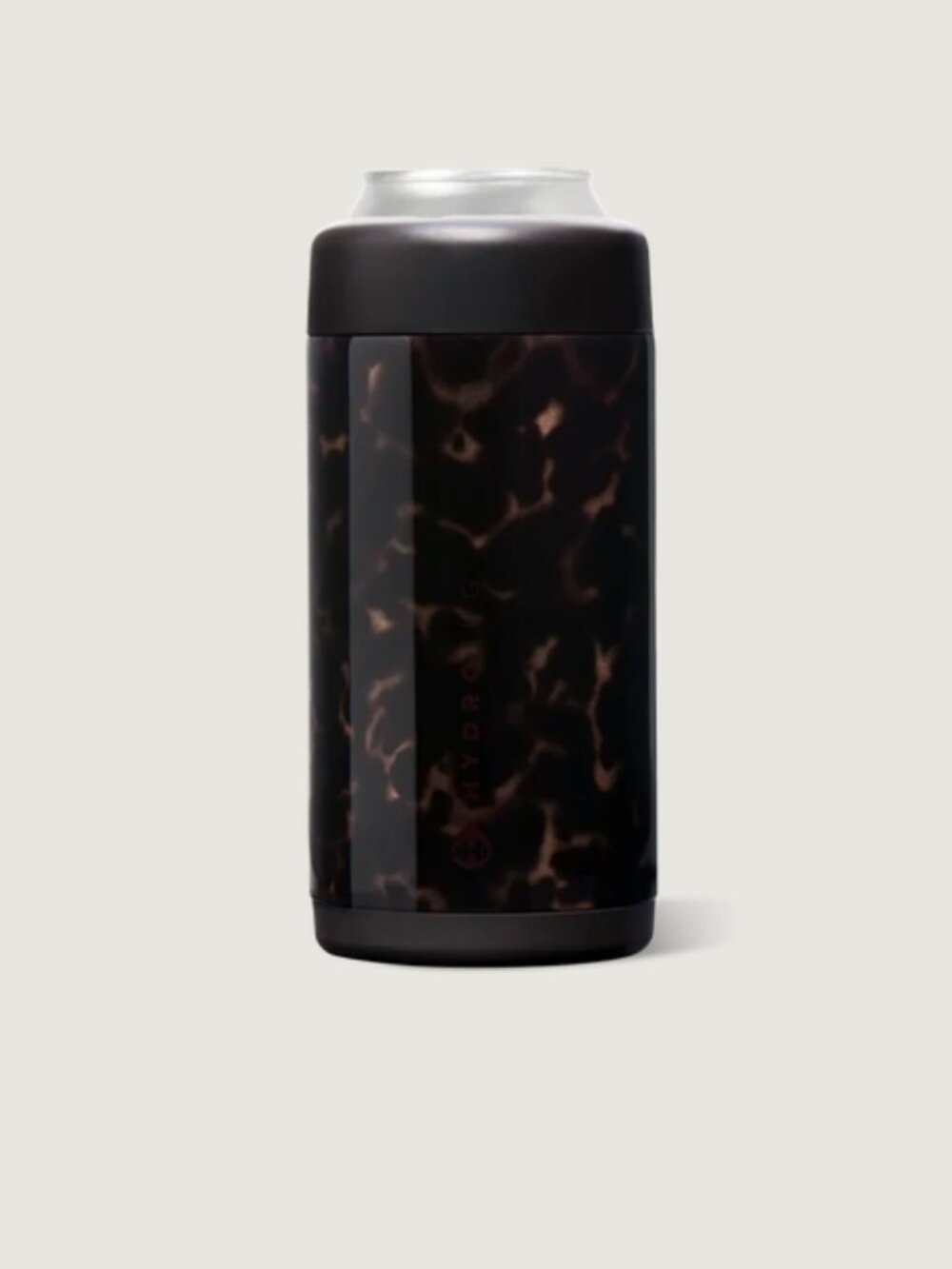NWT Hydrojug Slim Can Cooler Mocha Tortoise 12 oz